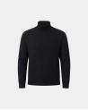 PULL COL ROULÉ FIESOLI 9047 NOIR