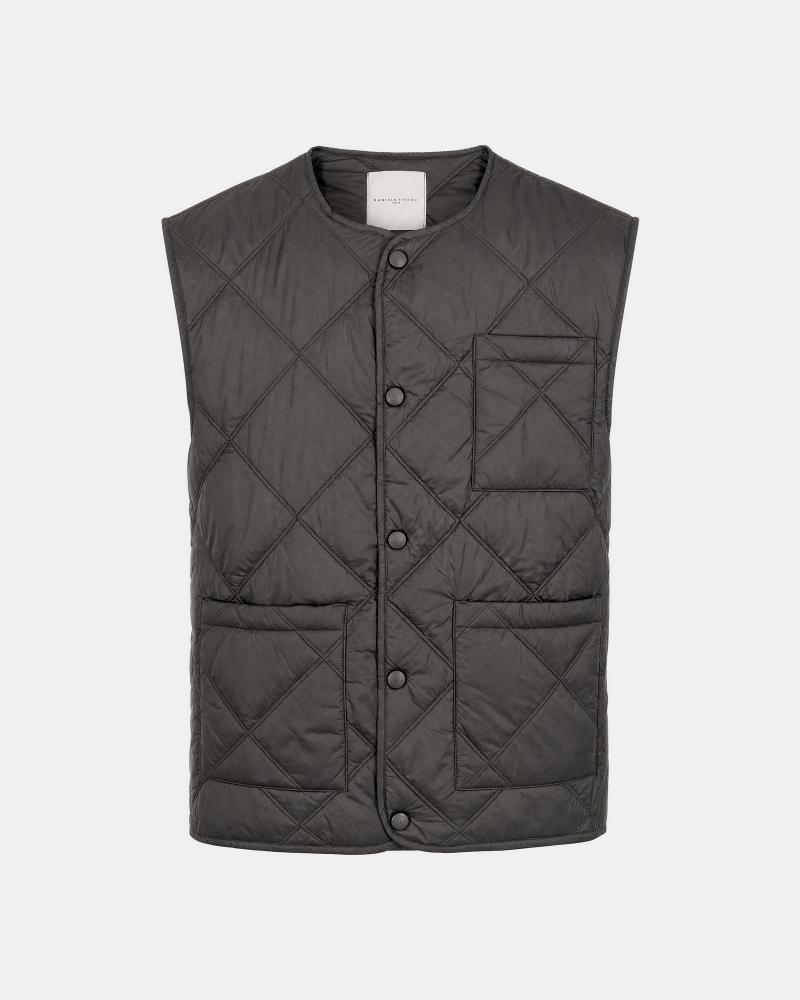 GILET S/M FIESOLI DF 0751  MARRON