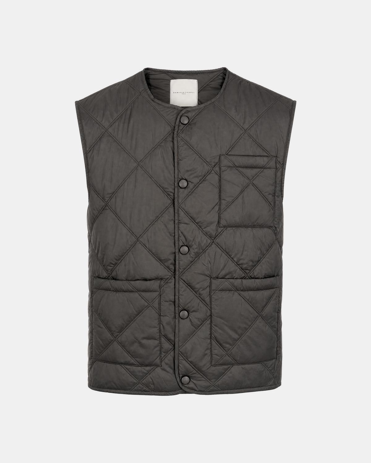 GILET S/M FIESOLI DF 0751  MARRON