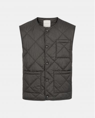 GILET S/M FIESOLI DF 0751  MARRON