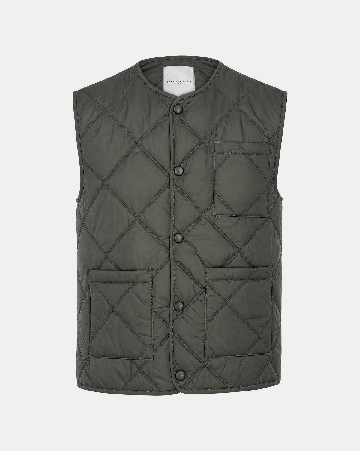 GILET S/M FIESOLI DF 0751  KAKI