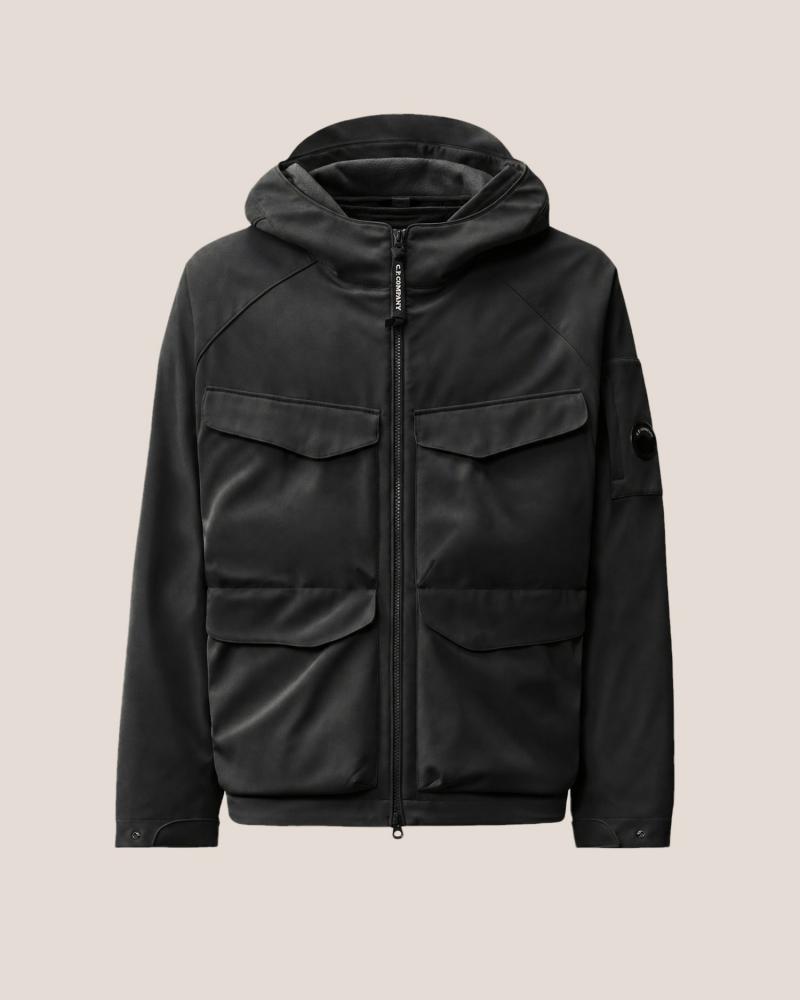BLOUSON MI LONG  C.P COMPANY.WW04 999 SHELL PADDED HOODED  