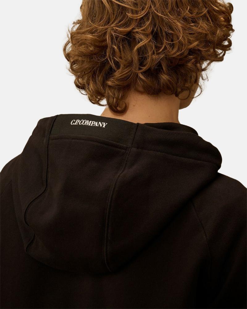 GILET SWEAT ZIPPÈ HOODED SS716A  999 NOIR