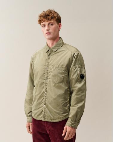 OVERSHIRT CHROME BUTTON PADDED CP.COMPANYS023A 356 Fallen Rock Vert