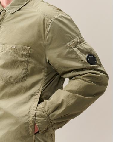 OVERSHIRT CHROME BUTTON PADDED CP.COMPANYS023A 356 Fallen Rock Vert