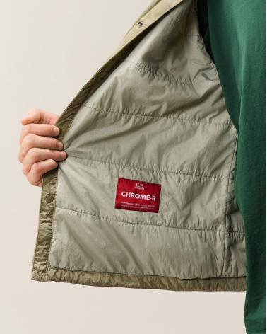 OVERSHIRT CHROME BUTTON PADDED CP.COMPANYS023A 356 Fallen Rock Vert