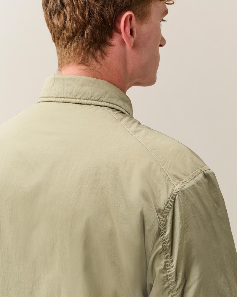 OVERSHIRT CHROME BUTTON PADDED CP.COMPANYS023A 356 Fallen Rock Vert