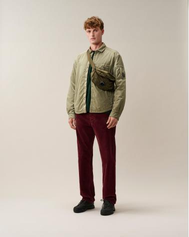 OVERSHIRT CHROME BUTTON PADDED CP.COMPANYS023A 356 Fallen Rock Vert