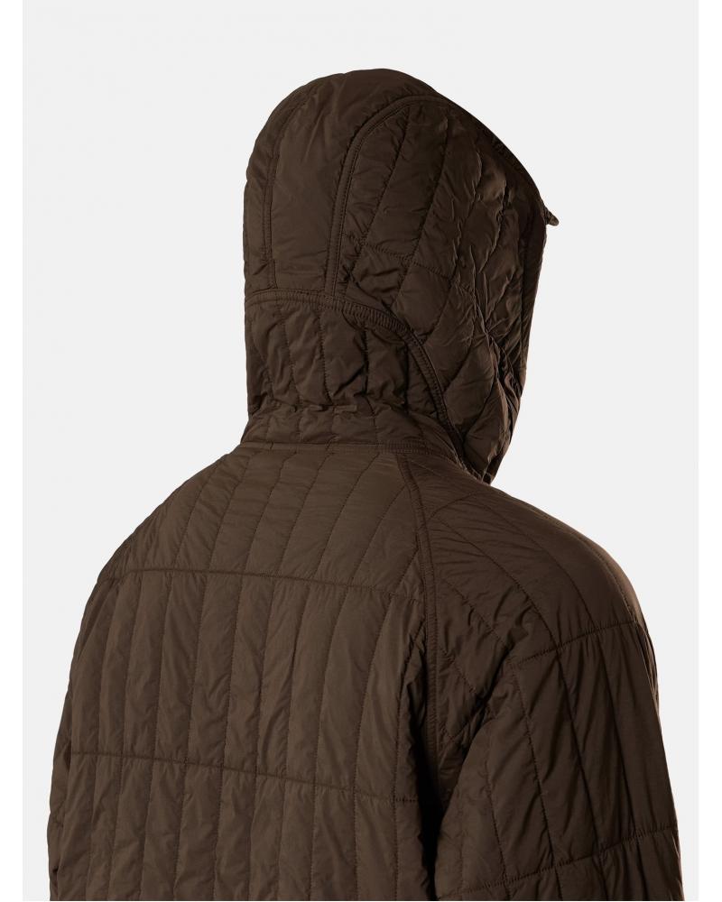 VESTE MATELASSÉE STONE ISLAND 4100015 00078  COAL GREY- MARRON VERT