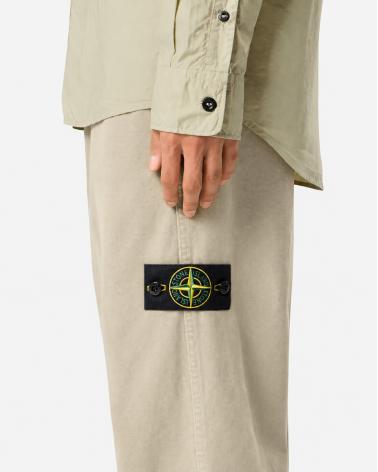 PANTALON STONE ISLAND 3100014 S0184 0195  ORGANIC PANAMA COTTON 'OLD' EFFECT BEIGE