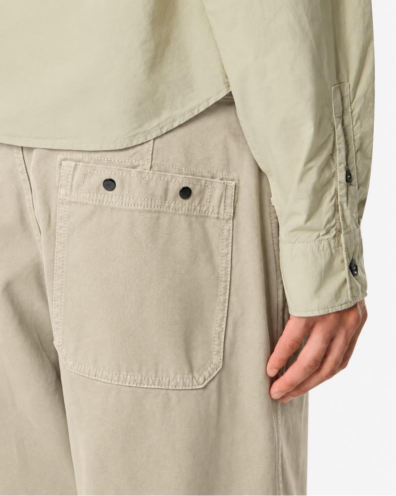 PANTALON STONE ISLAND 3100014 S0184 0195  ORGANIC PANAMA COTTON 'OLD' EFFECT BEIGE