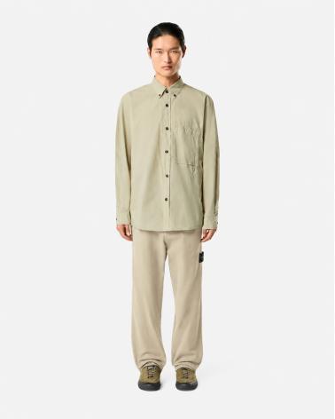 PANTALON STONE ISLAND 3100014 S0184 0195  ORGANIC PANAMA COTTON 'OLD' EFFECT BEIGE
