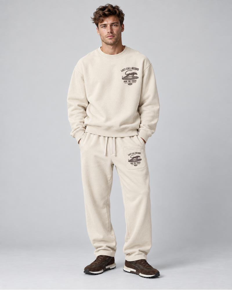 SWEAT LAST FOR CALL RECORD  BEIGE