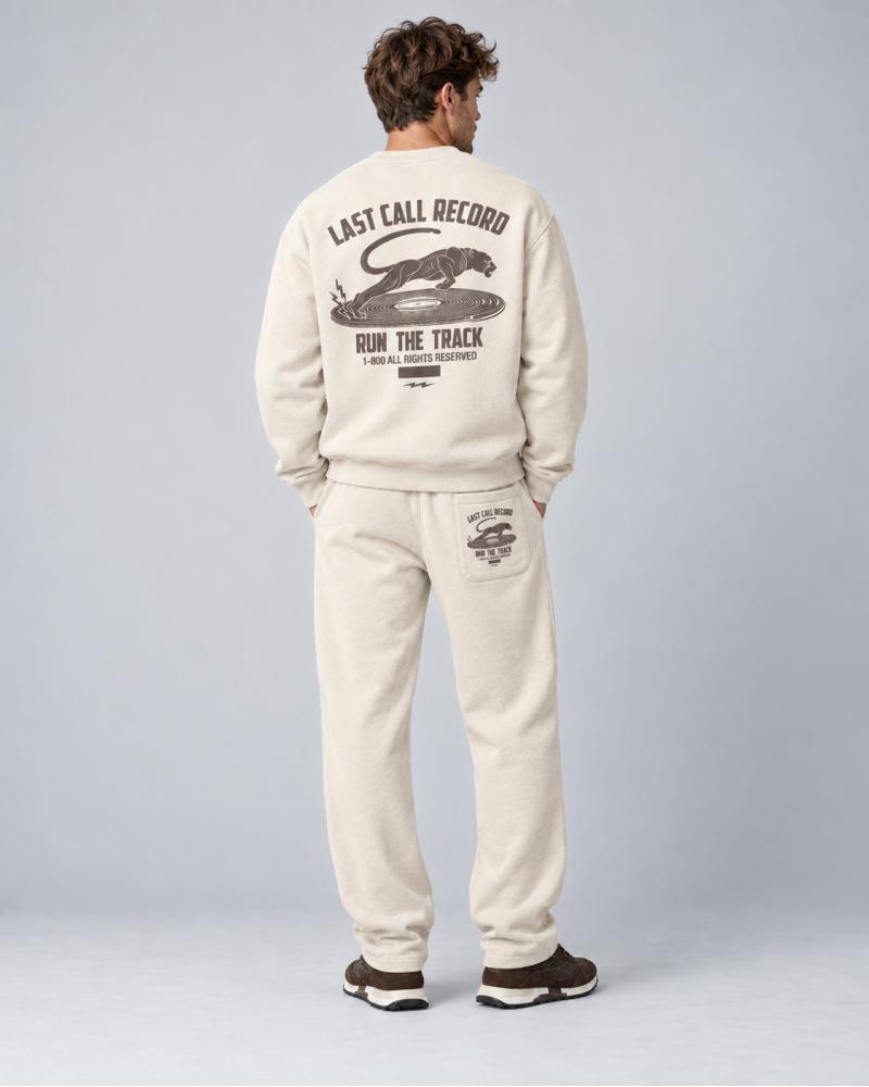 SWEAT LAST FOR CALL RECORD  BEIGE