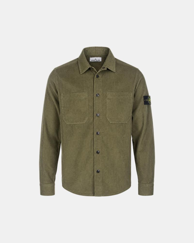 Surchemise STONE ISLAND1200042  S0144  005G Vert Militaire