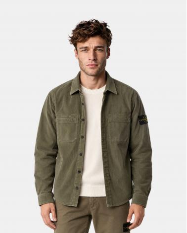 Surchemise STONE ISLAND1200042  S0144  005G Vert Militaire