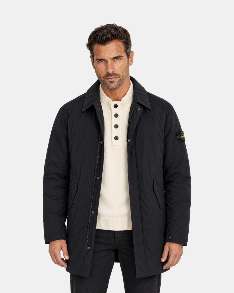 COAT LONG STONE ISLAND 7100002 0029 NOIR