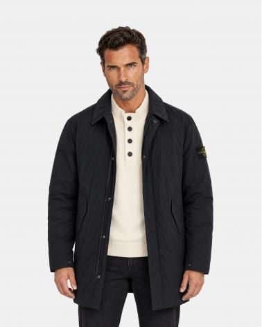 COAT LONG STONE ISLAND 7100002 0029 NOIR
