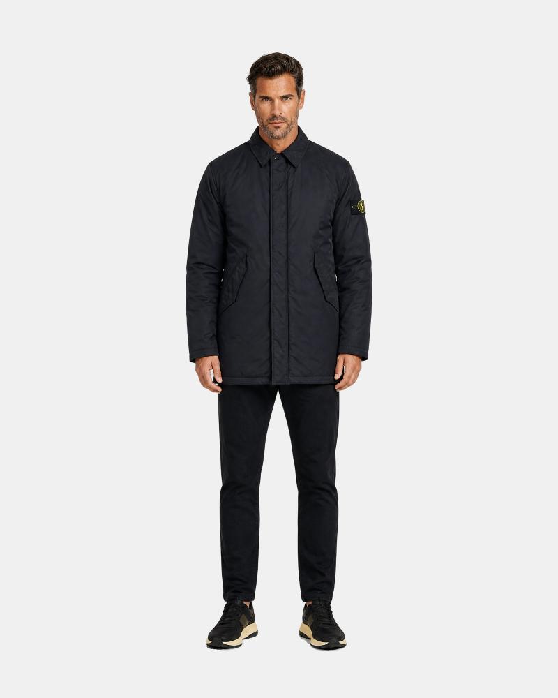 COAT LONG STONE ISLAND 7100002 0029 NOIR