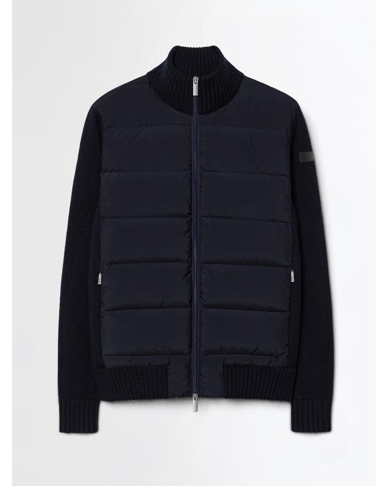 BLOUSON  RRD HYBRIDE Duck Soft Knit BLUE BLACKMARINE