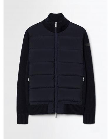 BLOUSON  RRD HYBRIDE Duck Soft Knit BLUE BLACKMARINE