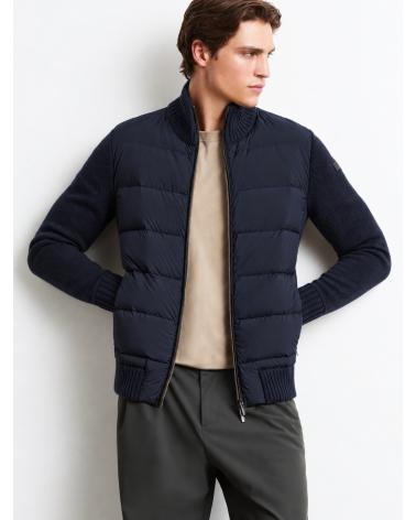 BLOUSON  RRD HYBRIDE Duck Soft Knit BLUE BLACKMARINE