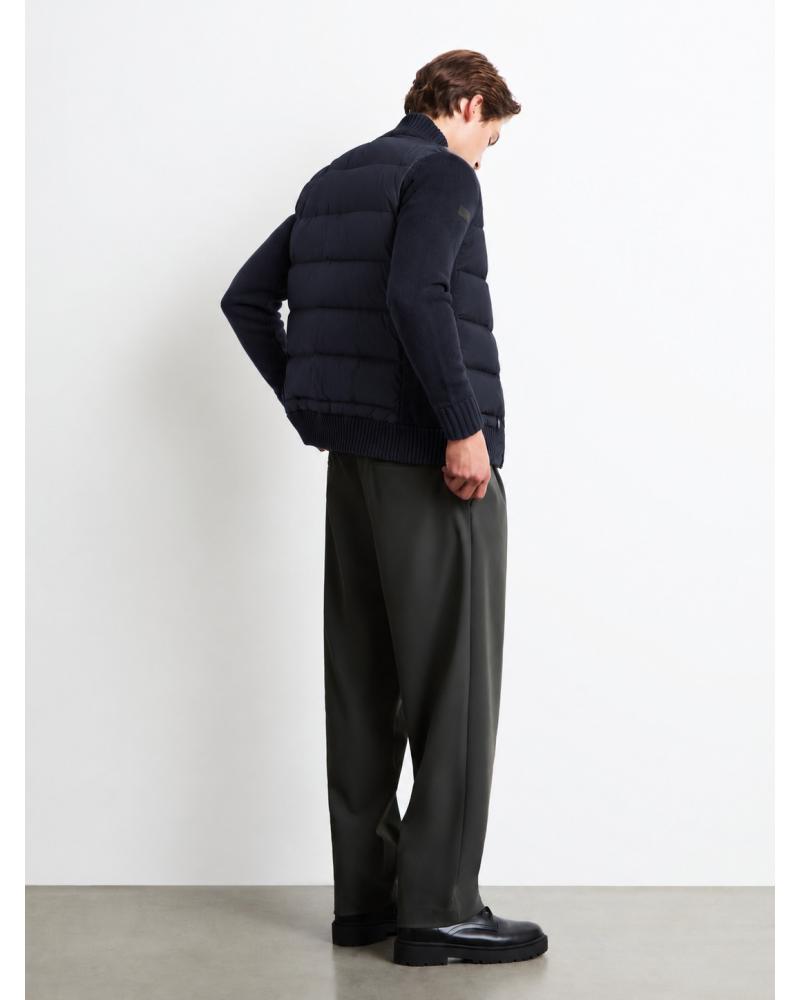 BLOUSON  RRD HYBRIDE Duck Soft Knit BLUE BLACKMARINE