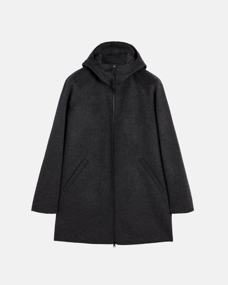 VESTE LONGUE ASPESI GRIS ANTRACITE