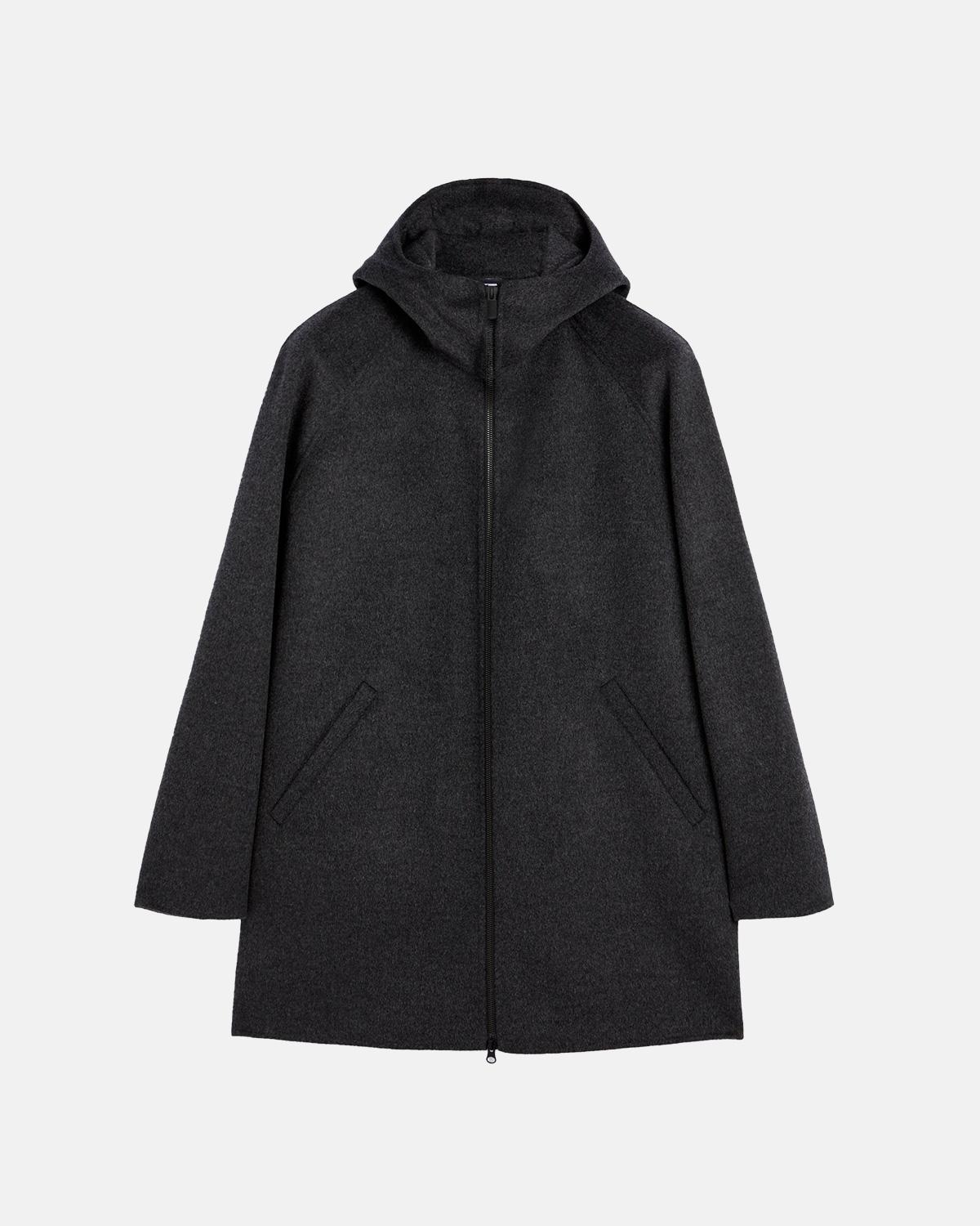 VESTE LONGUE ASPESI GRIS ANTRACITE