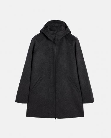 VESTE LONGUE ASPESI GRIS ANTRACITE