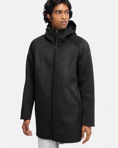 VESTE LONGUE ASPESI GRIS ANTRACITE