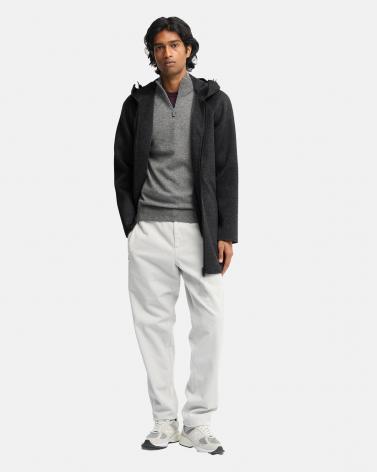 VESTE LONGUE ASPESI GRIS ANTRACITE