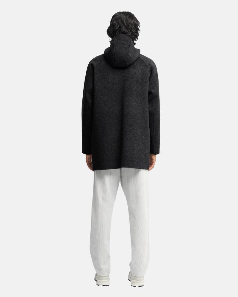 VESTE LONGUE ASPESI GRIS ANTRACITE