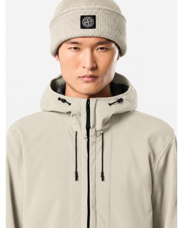 BLOUSON BIKER STONE ISLAND SOFT SHELL Q100004 S0B22 0095 BEIGE