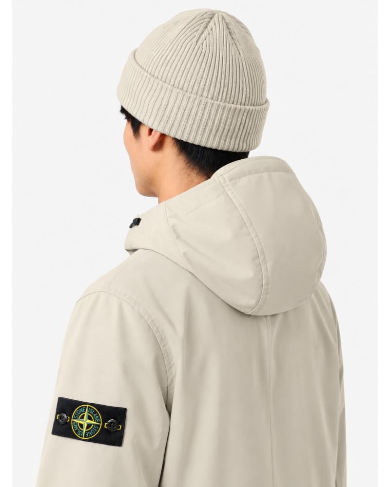 BLOUSON BIKER STONE ISLAND SOFT SHELL Q100004 S0B22 0095 BEIGE