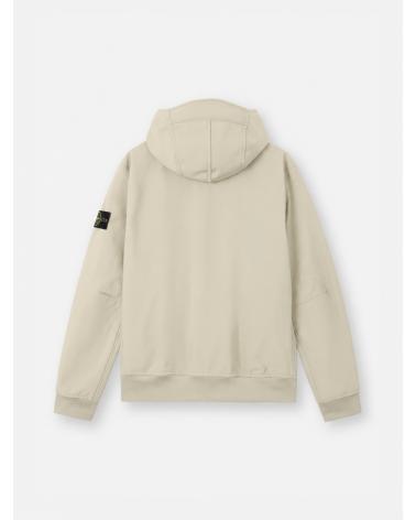 BLOUSON BIKER STONE ISLAND SOFT SHELL Q100004 S0B22 0095 BEIGE