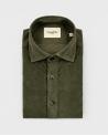 CHEMISE TINTORIA MATTEI VELOURS KAKI