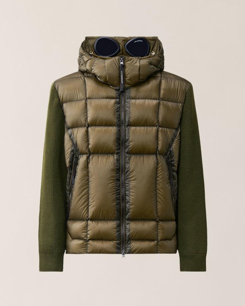 BLOUSON C.P.COMPANY MIXED MERINOS 21CMKN052A 683 IVY GREEN KAKI