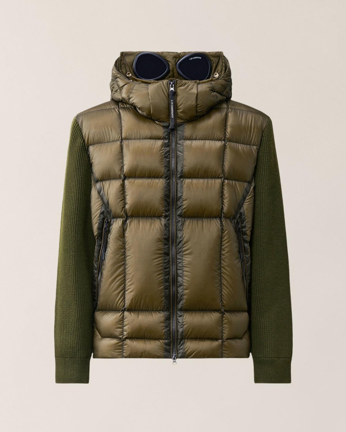 BLOUSON C.P.COMPANY MIXED MERINOS 21CMKN052A 683 IVY GREEN KAKI
