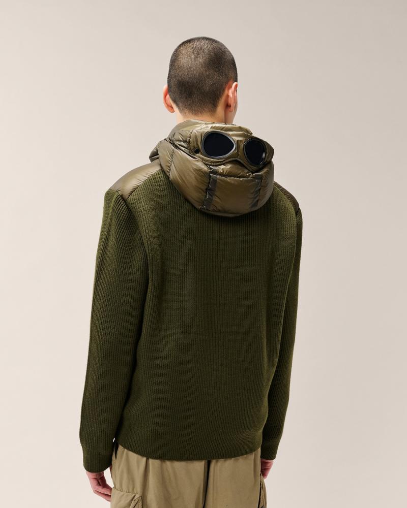 BLOUSON C.P.COMPANY MIXED MERINOS 21CMKN052A 683 IVY GREEN KAKI