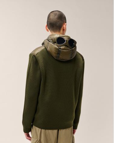 BLOUSON C.P.COMPANY MIXED MERINOS 21CMKN052A 683 IVY GREEN KAKI