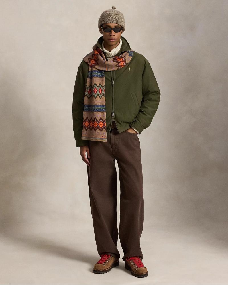 BLOUSON RALPH LAUREN REMBOURRÈ DE DUVET -KAKI
