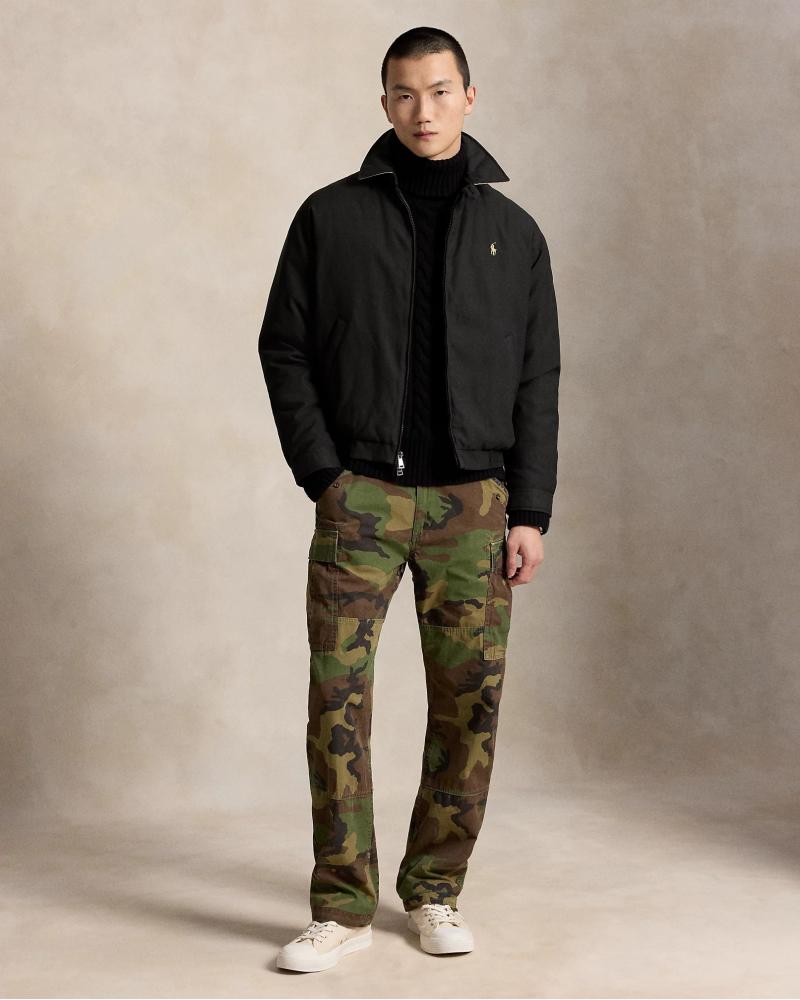BLOUSON RALPH LAUREN REMBOURRÈ DE DUVET NOIR