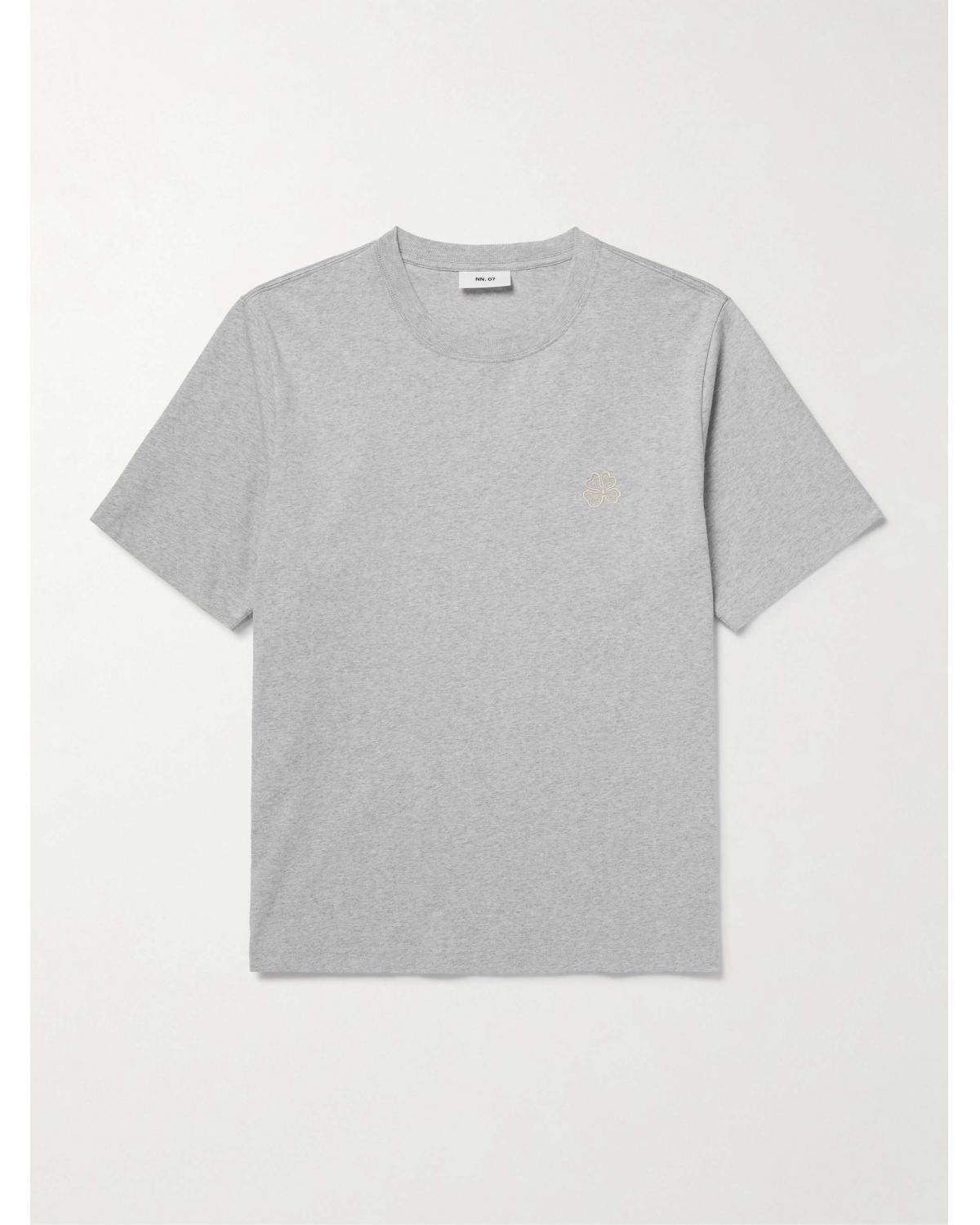 TEE SHIRT NN07 EMBROGREY MEL GRIS