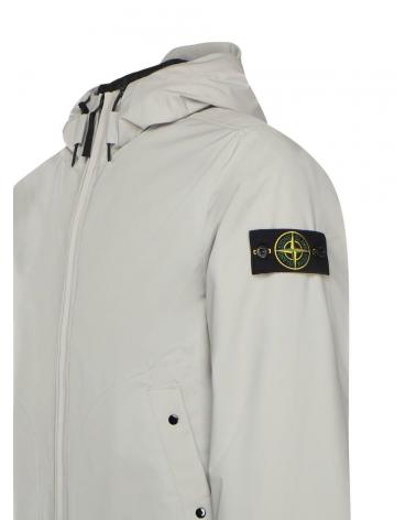 BLOUSON STONE ISLAND  SOFT SHELL-R 4100086  0061 Gris clair