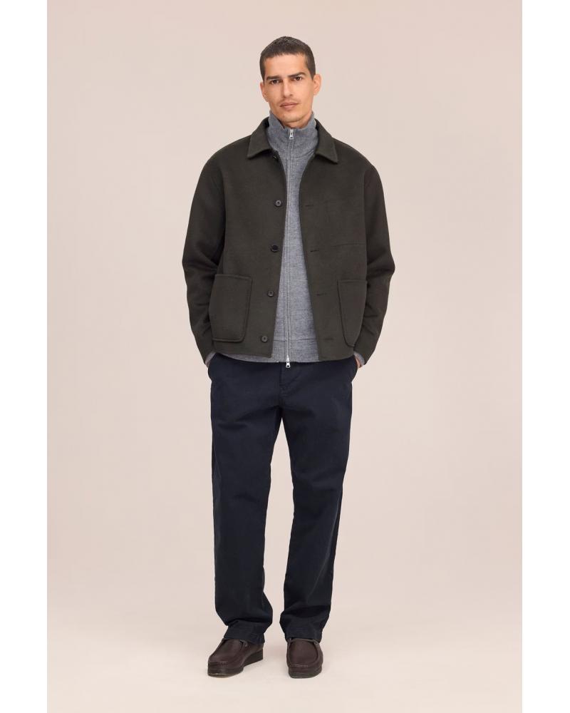 Jacket NN07 Morgan Brushed Wool Kaki