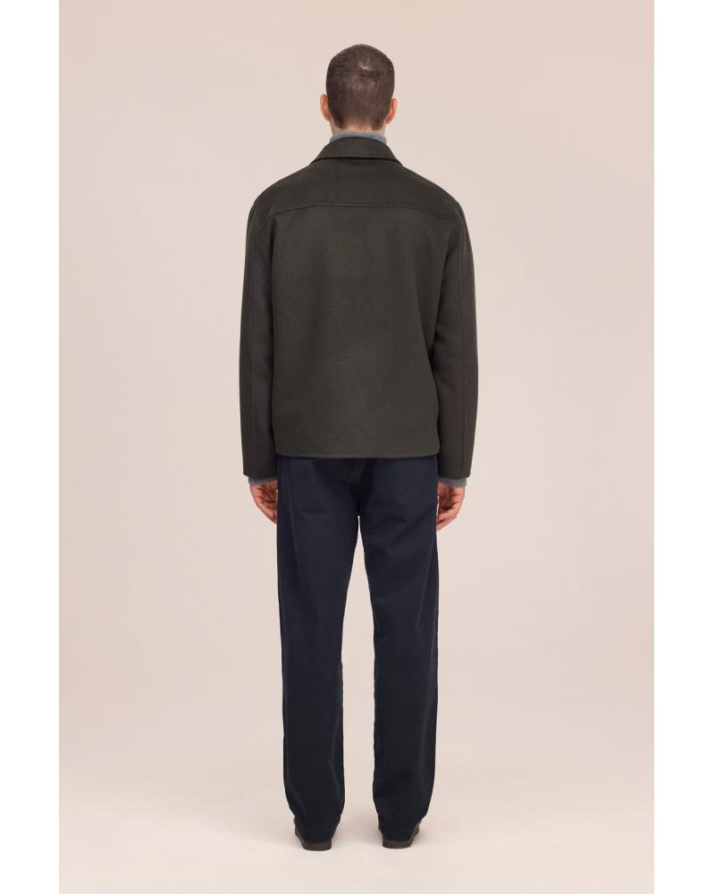 Jacket NN07 Morgan Brushed Wool Kaki