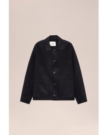 Jacket NN07 Morgan Brushed Wool Marine 