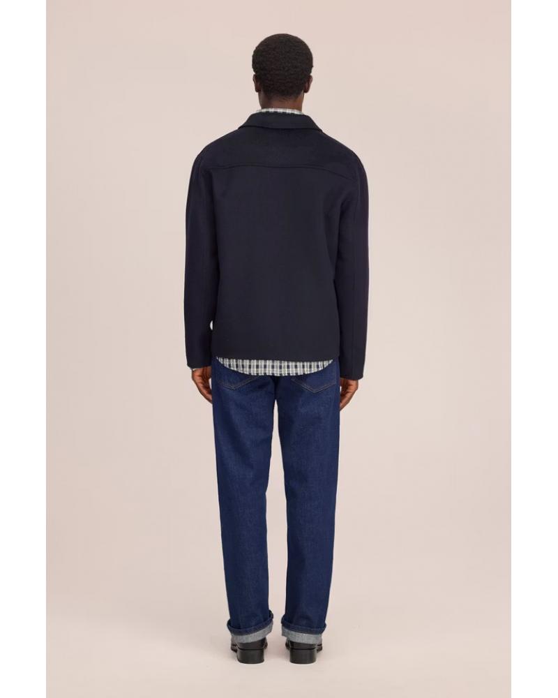 Jacket NN07 Morgan Brushed Wool Marine 