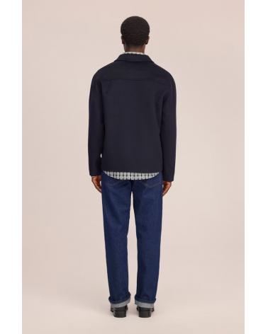 Jacket NN07 Morgan Brushed Wool Marine 